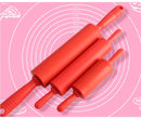 Silicone Non-Stick Rolling Pin With Plastic OR Wooden Handle. Pas