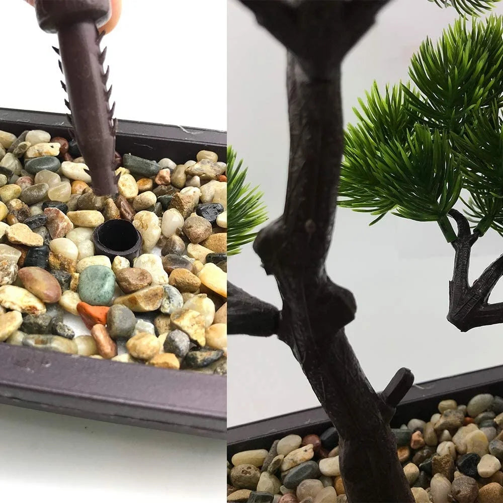 33cm Japanese Pine Bonsai Plant for Home Decoration