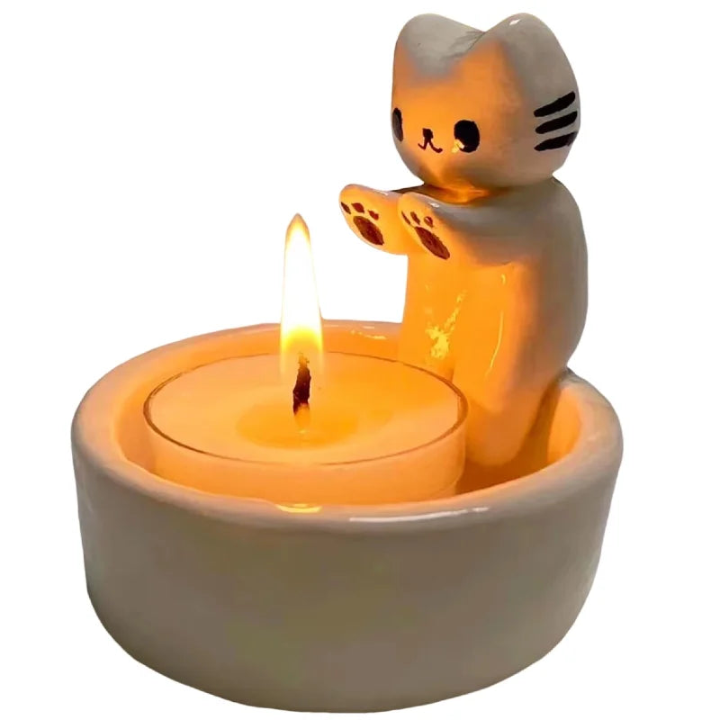 Durable High Tempe Cartoon Candle Holder Decoration