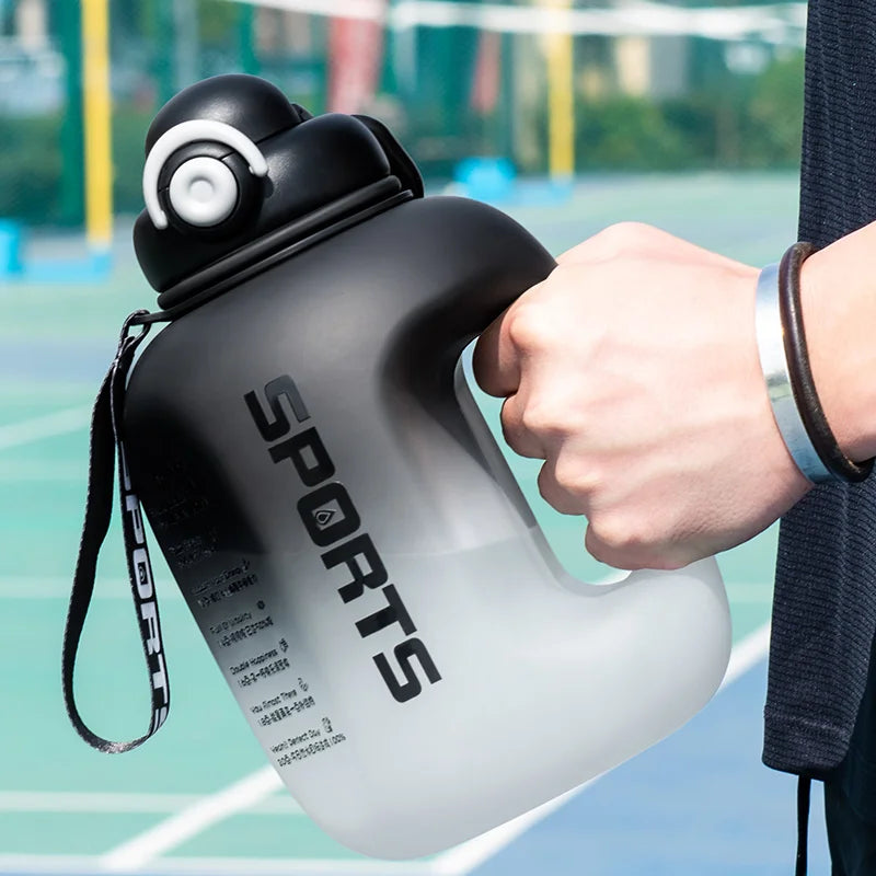 GIANXI  Plastic Sports Water Bottle With Straw