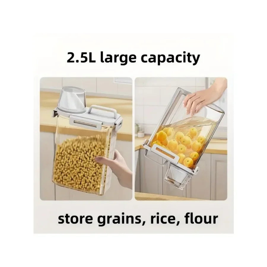 2.5L Covered Moisture-proof Sealed Storage Container