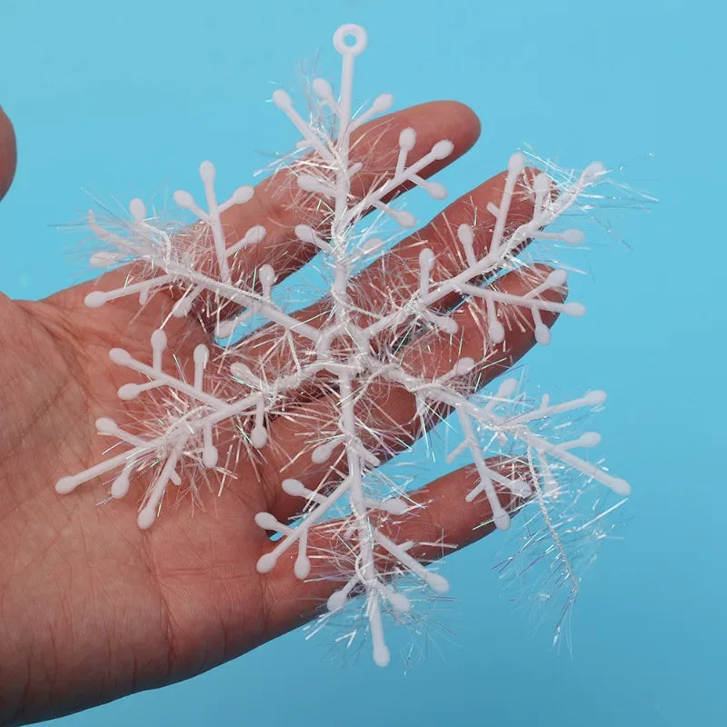 30Pcs Christmas Snowflake Garland Or Tree Ornament.