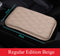 Leather Console Arm Rest Protection Cushion With Wave Embroidery For Your Car.
