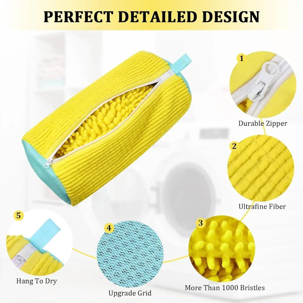 Durable Shoe Washing Machine Bag for All Shoe Types