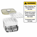 50-cube Double-layer Ice Cube Machine With Easy-To-Press Lid