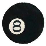 Billiards 8 Ball Throw Rug