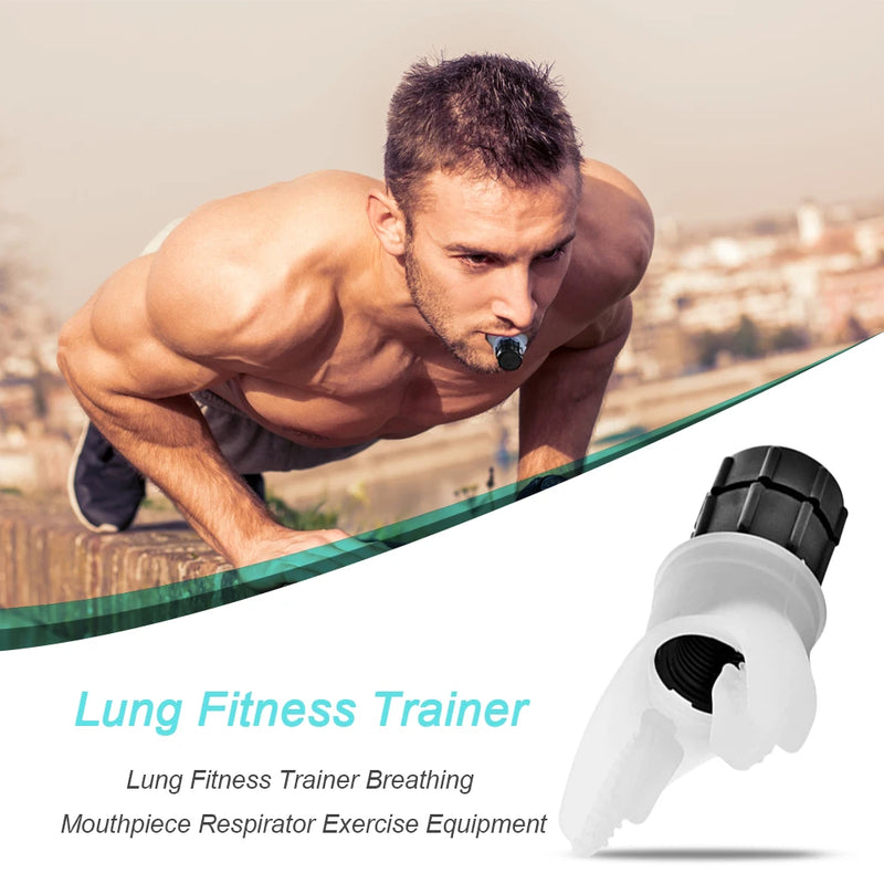 Portable Breath Fitness Exerciser Device  With Adjustable Resistances