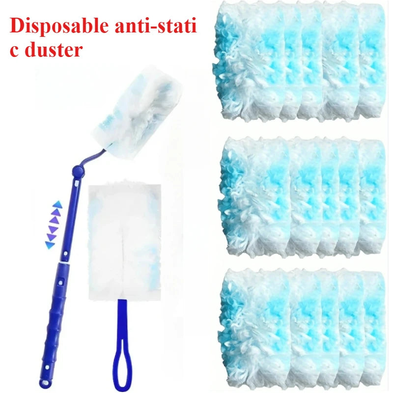 Disposable Electrostatic Dust Fiber Cloth And Handle
