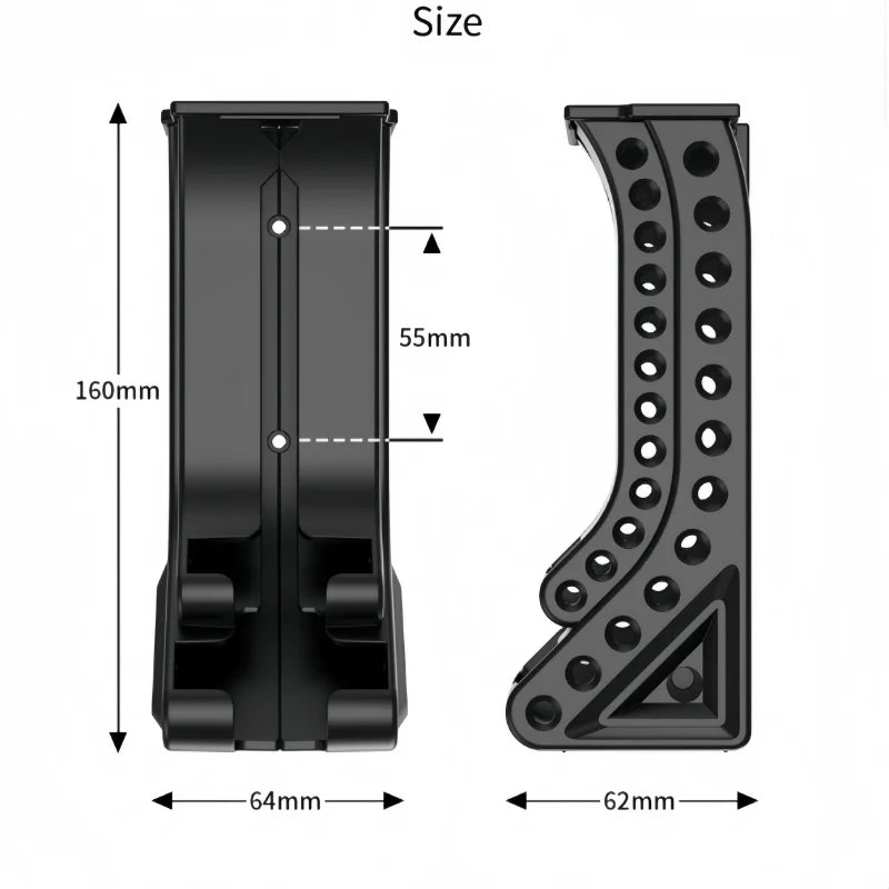 AA/AAA Wall-Mounted Battery Dispenser