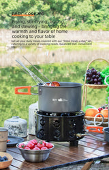 Ultralight Aluminum Camping Cookware With Storage Bag