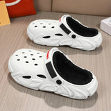 Women And Men's Warm Plush Clogs