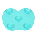 Silicone Pad with Suction Cups For Cleaning Makeup Brushes.