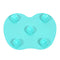 Silicone Pad with Suction Cups For Cleaning Makeup Brushes.