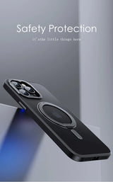 Magnetic 360°Rotation Stand Phone Case For Iphone 12 13 14 15 16 17 Pro Max Plus With Ring Holder