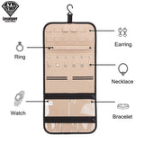 Foldable Jewelry Organizer Bag With Hanger