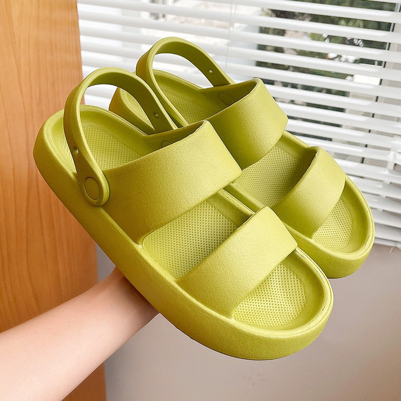 Women's Thick Platform Anti-slip Slippers . Great for Indoor and Outdoor.