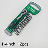 1/4 3/8 Inch Ratchet Socket Wrench Set