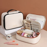 1Pieces 3 In 1 Multipurpose PU Makeup Storage Bag
