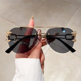 KAMMPT Men Or Women's  Rimless UV400 Sunglasses