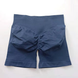 NCLAGEN 4.5" Women's  Low Ribbed Band Scrunch Butt Seamless Impact Shorts