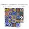24pcs Retro Pattern Self-adhesive Tile Stickers