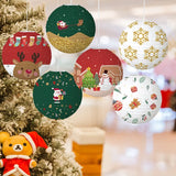 Christmas Decorative Hanging Paper Lanterns.