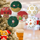 Christmas Decorative Hanging Paper Lanterns.