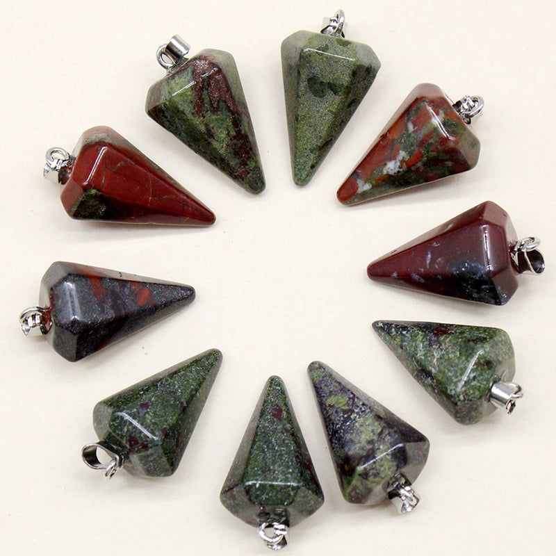 Reiki Natural Stone To Make Beautiful Pendants.