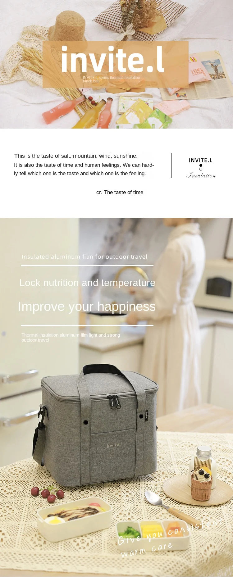 Insulated Lunch Bag For Men And Women