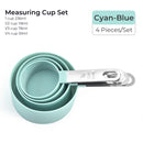 Multicolor 4pcs Stainless Steel Handle Measuring Cup Or spoons.