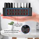 150W Universal Multi 16 Port USB 3.5A Fast Charging Station For Iphone Ipad Samsung Xiaomi Tablet