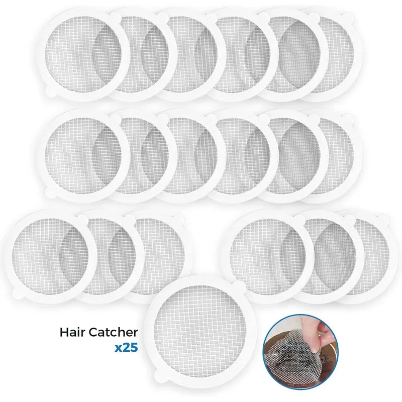 1~10pcs Disposable Shower Drain Mesh Filter.