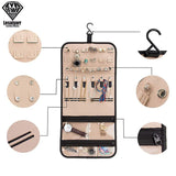Foldable Jewelry Organizer Bag With Hanger