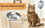 Raised Stainless Steel Pet Bowls