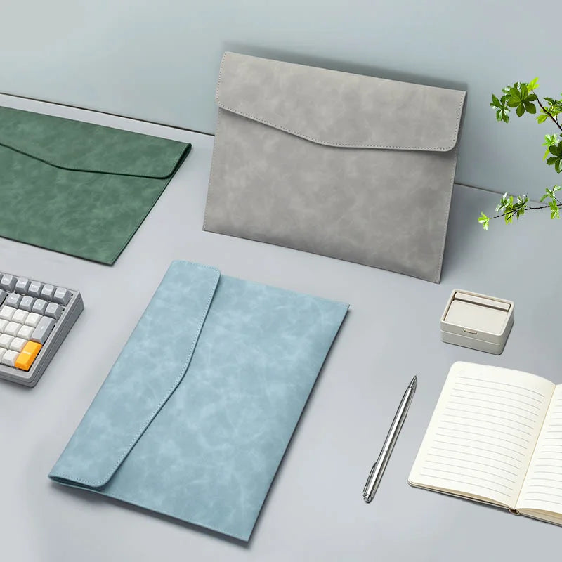 Waterproof A4 Leather File Document Folder