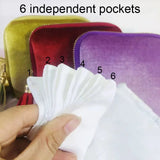 Velvet Travel Jewelry Pouch With Zipper