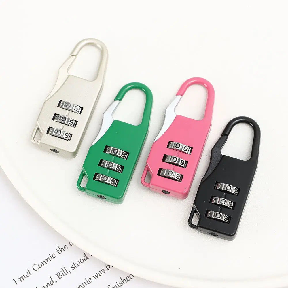 Anti-Theft Mini 3 Digit Combination Code Lock For Luggage