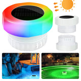 Solar Floating Chlorine 3 Inch Dispenser with Colorful Light