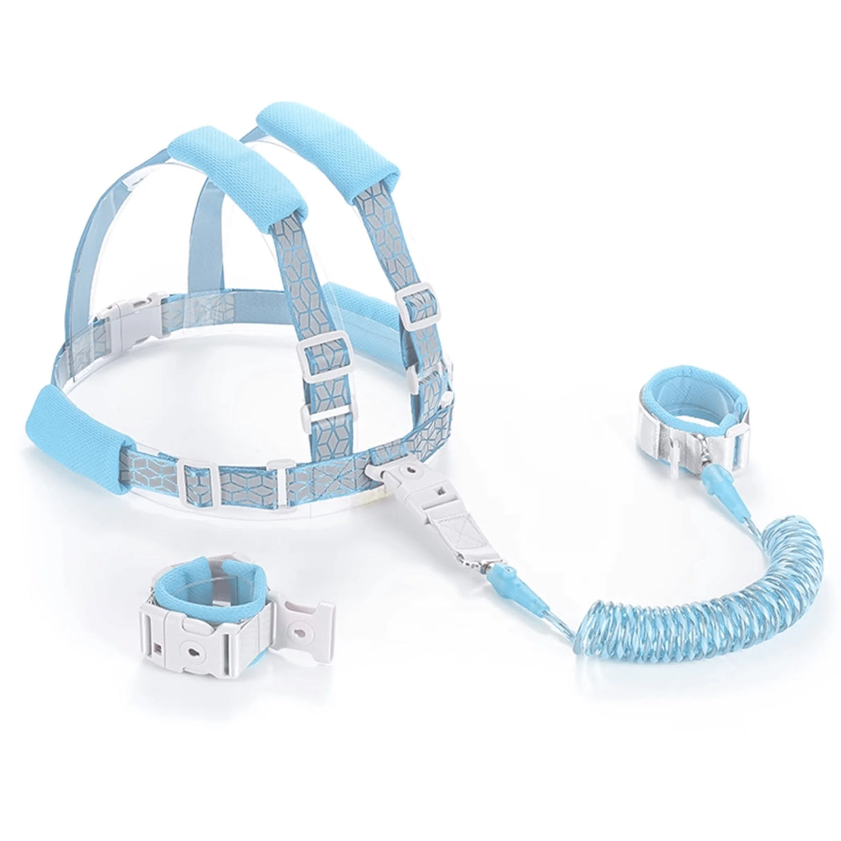 2 In 1 Toddler Reflective Wrist Link Walking Harness