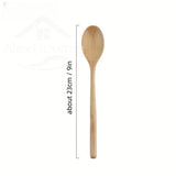 6 Piece  9 Inch Bamboo Mixing Spoons