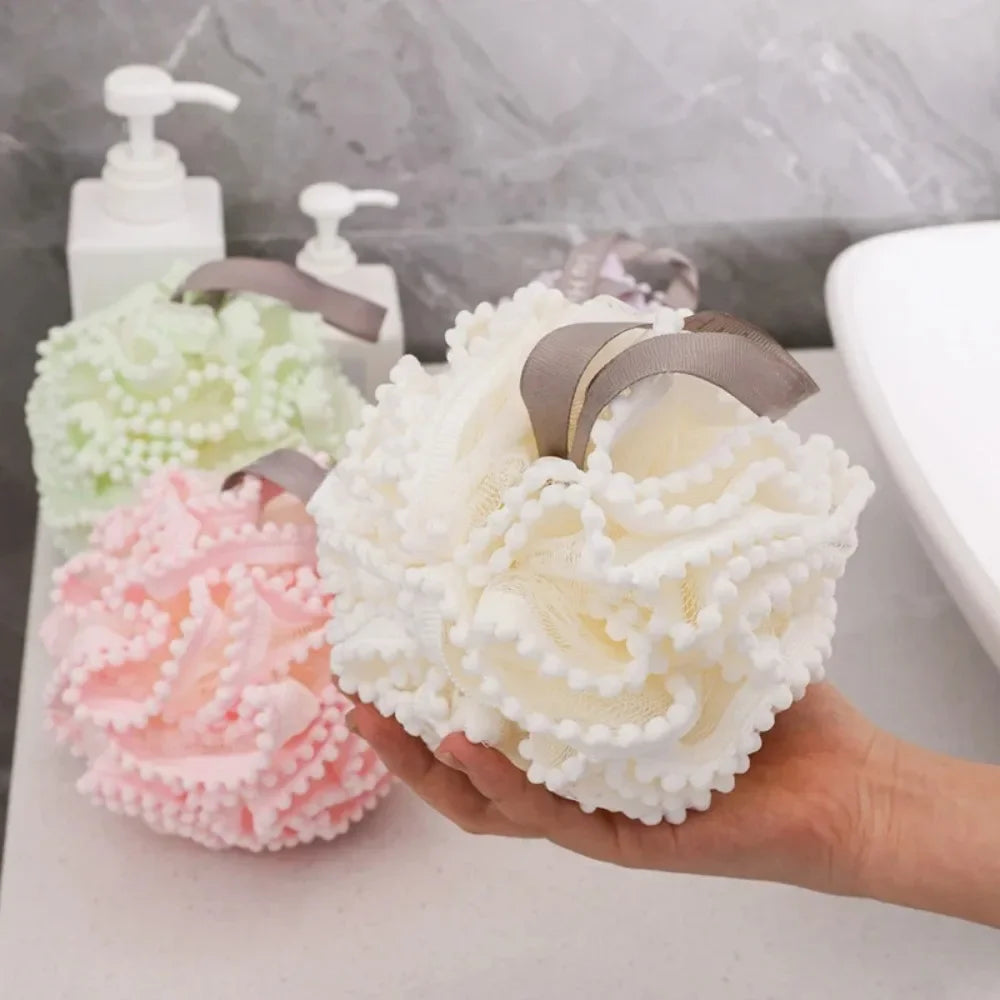 Soft Mesh Skin Cleansing Exfoliating Bath Sponge