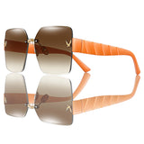 Men Or Women's UV Protection Rimless Sunglasses