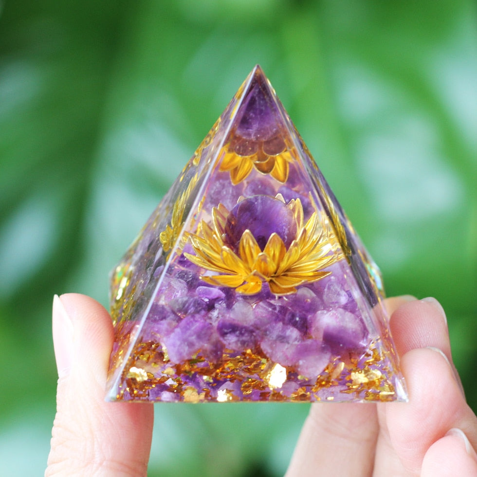 Energy Generator Orgone Pyramid For Meditaion.