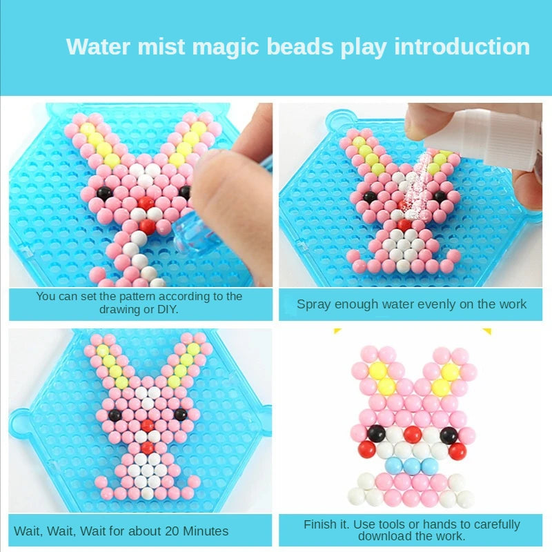 1000 Pcs/box DIY Water Spray Magic Beads Craft Kit