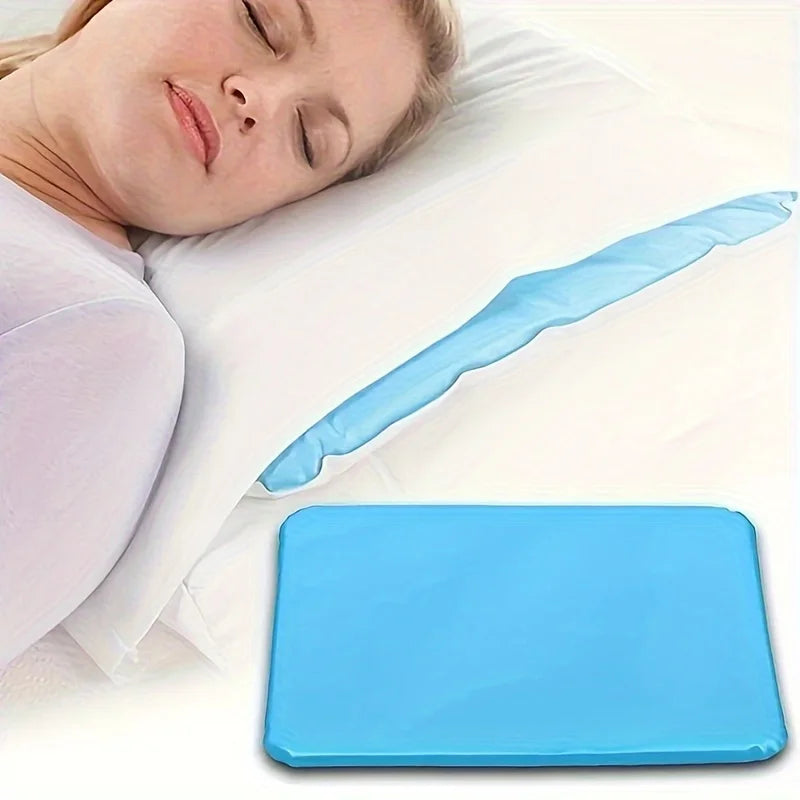 Blue Hand Wash Gel Ice Pack Cushion For Cooling Or Neck Support