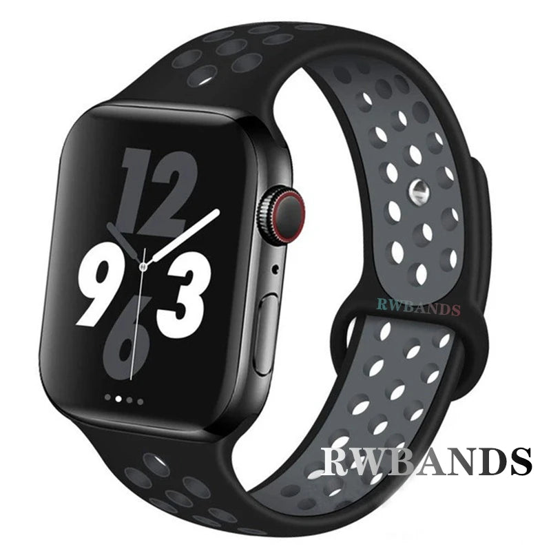 Sport Strap for Apple Watch Band 46mm 44mm 40mm 42-38-41mm 45mm  Series 10 9 8 7 6 SE 5 3 Ultra 2 49mm