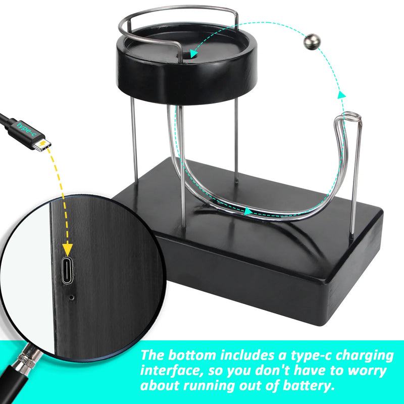 Electromagnetic Drive Jumping Ball Perpetual Movement Machine