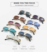 KAMMPT Men Or Women's  Rimless UV400 Sunglasses