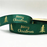 5yards Of 1inch(25mm) Christmas Polyester Ribbon.