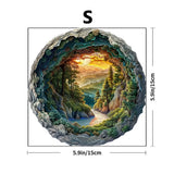 Flat Wooden Puzzles With 3D Visual Effect